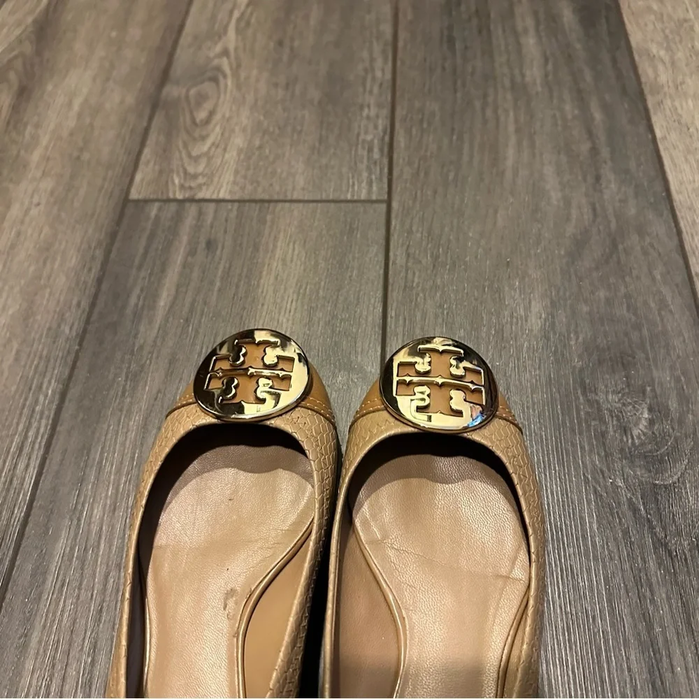 Tory Burch Tan Ballet Flats